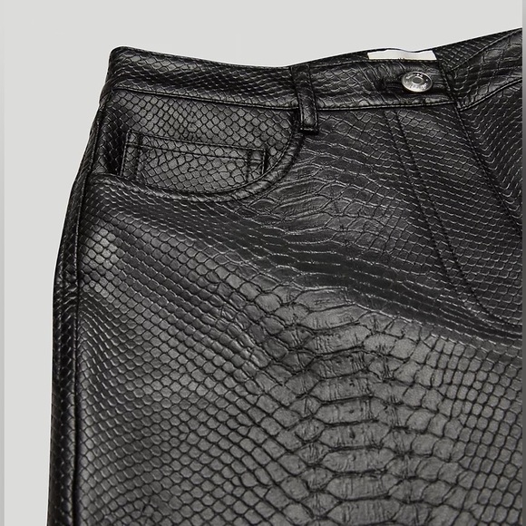 Aritzia snakeskin texture Melina pants - Picture 5 of 5